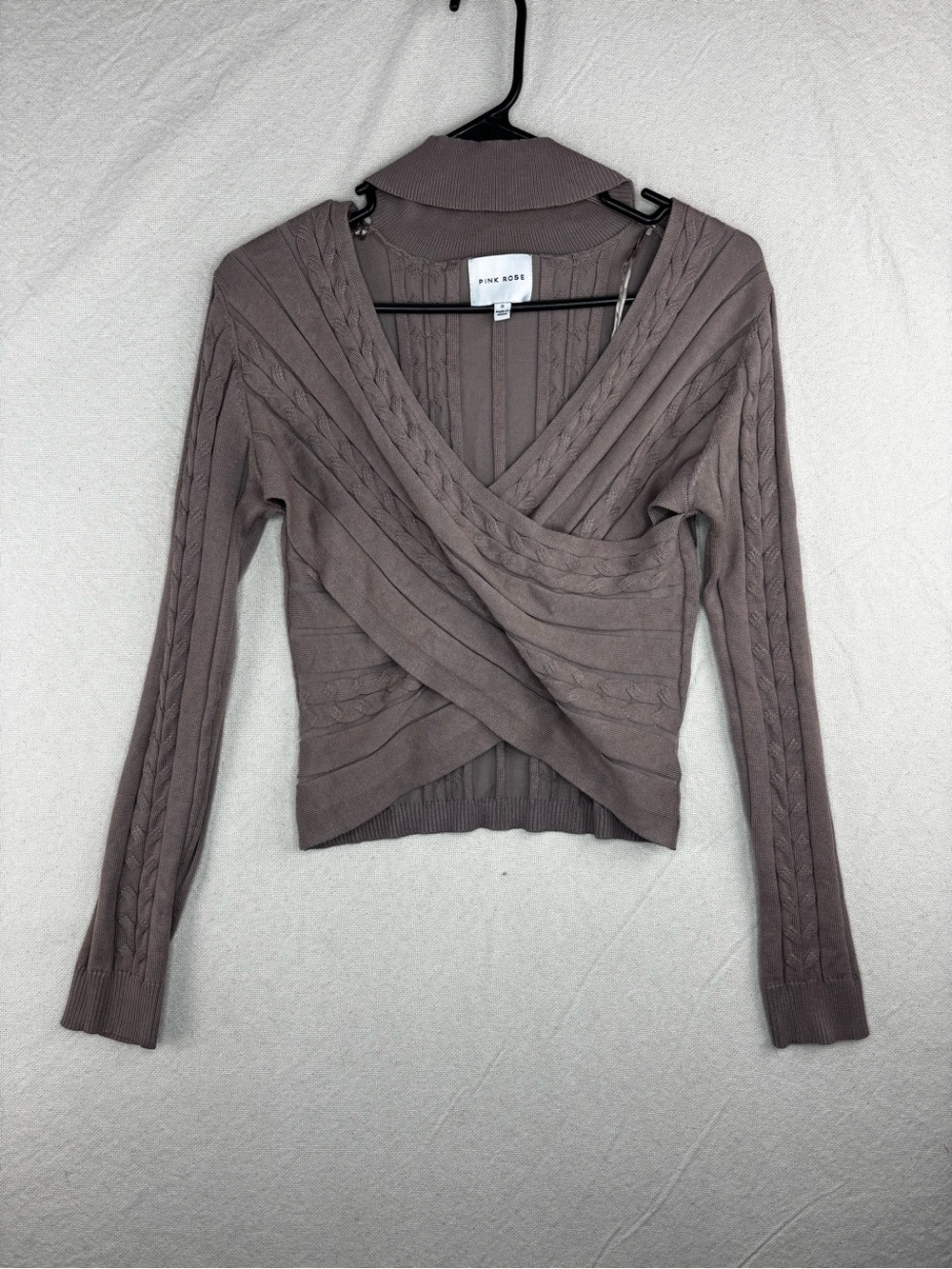Pink rose women’s small sweater